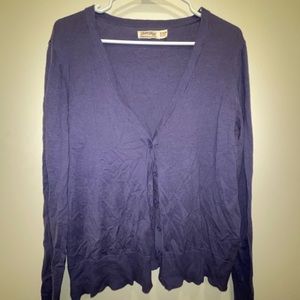 Purple Cardigan